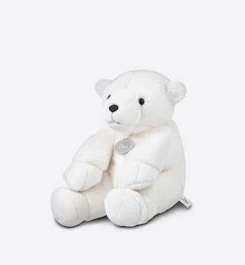 Teddy Bear White Faux Fur | DIOR | Dior Couture