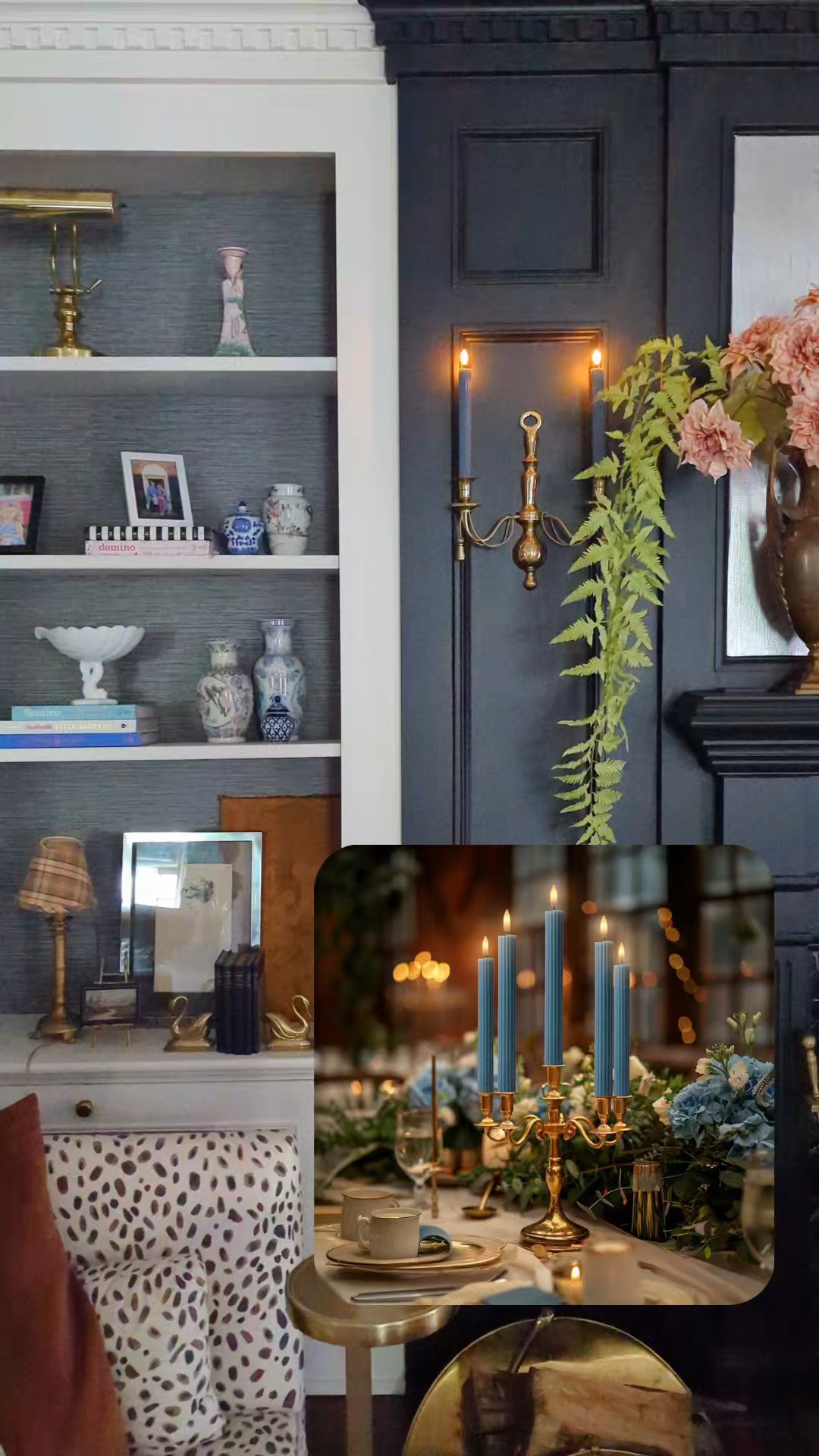 Found the best fluted battery operated candles. Available in a bunch of colors, but I'm partial to this dusty blue.

#LTKHome