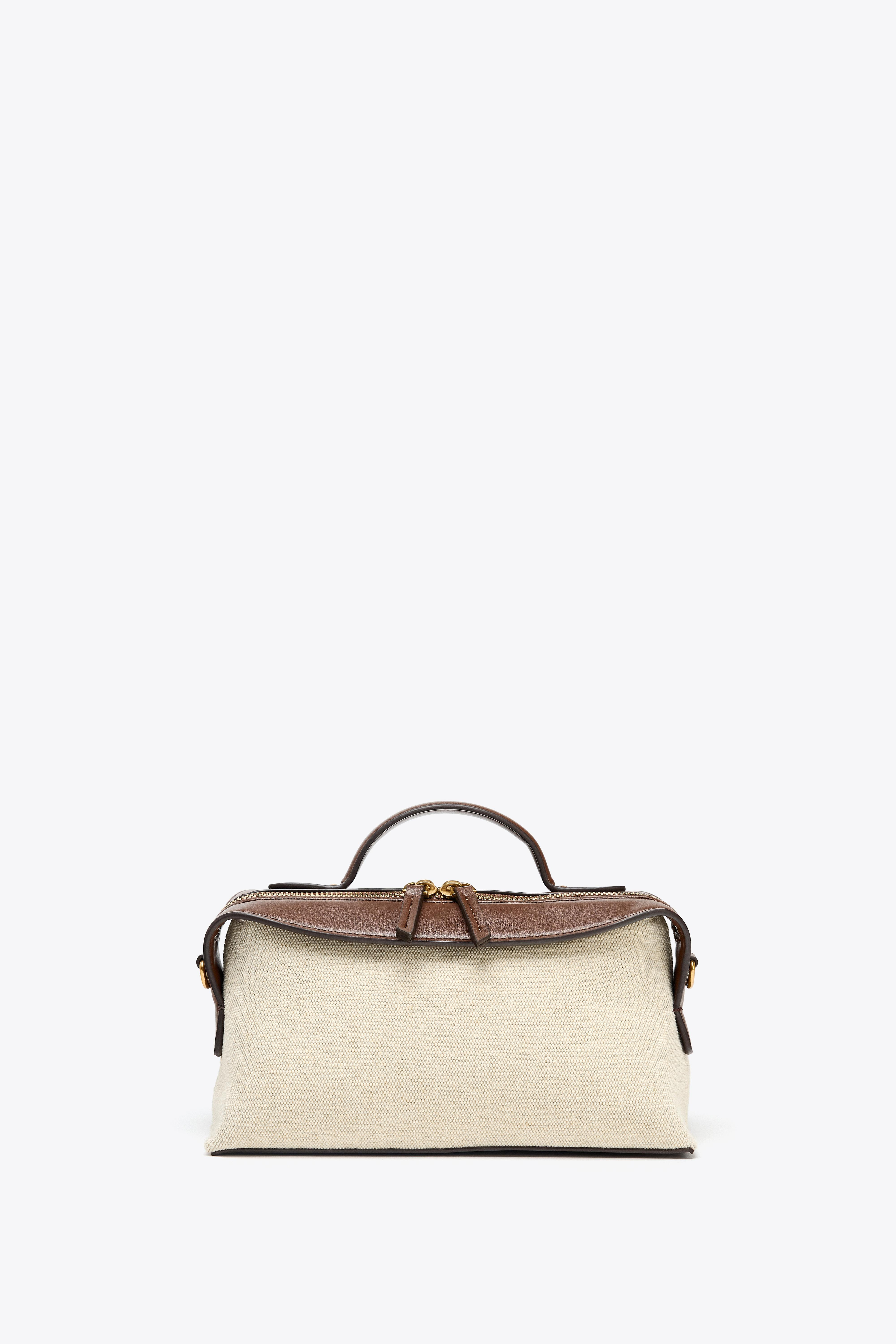 OBLONG CANVAS CITY BAG | Zara US