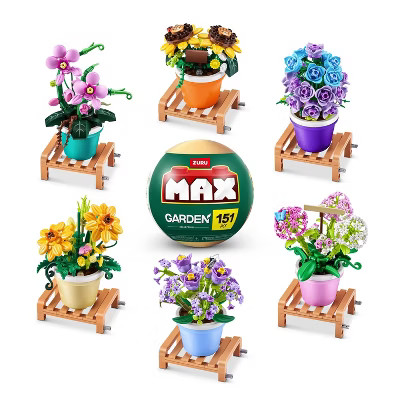 MAX Build More Garden Capsule - Potted Plants: Educational Blocks for Creativity & Fine Motor Ski... | Target