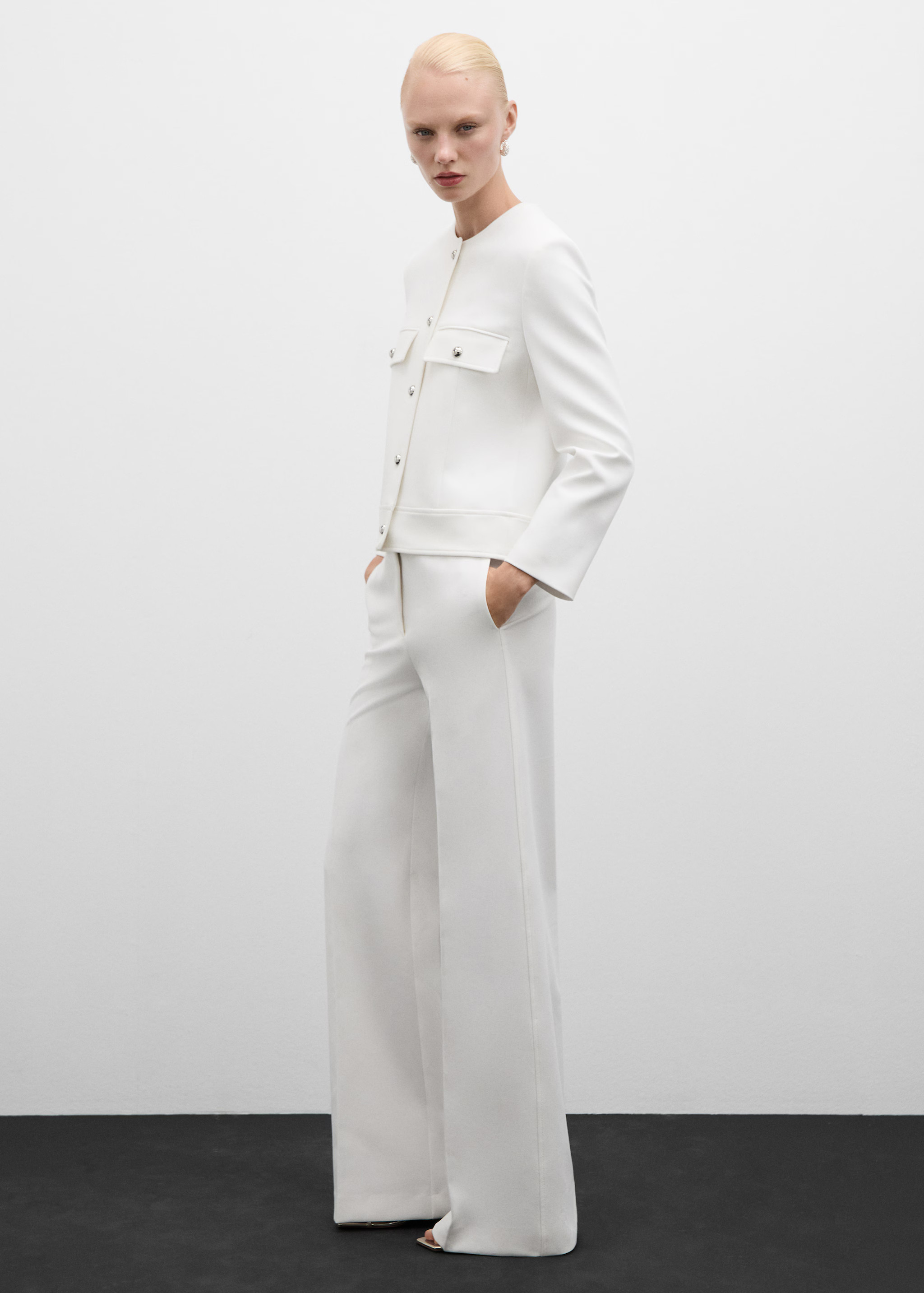 Flowy straight-fit pants - Women | MANGO USA | MANGO (US)