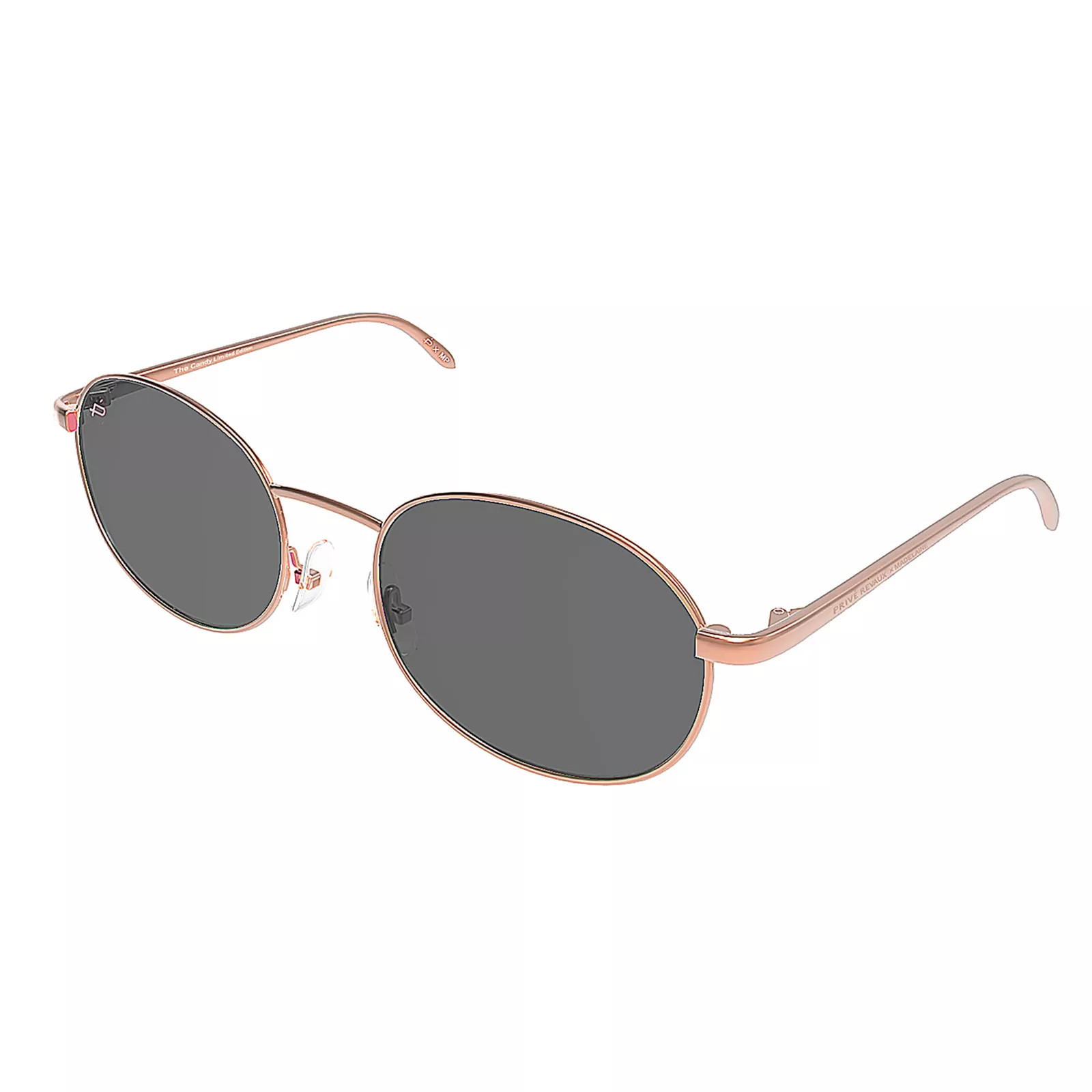 Women's PRIVÉ REVAUX The Candy 53mm Polarized Round Sunglasses, Black | Kohl's