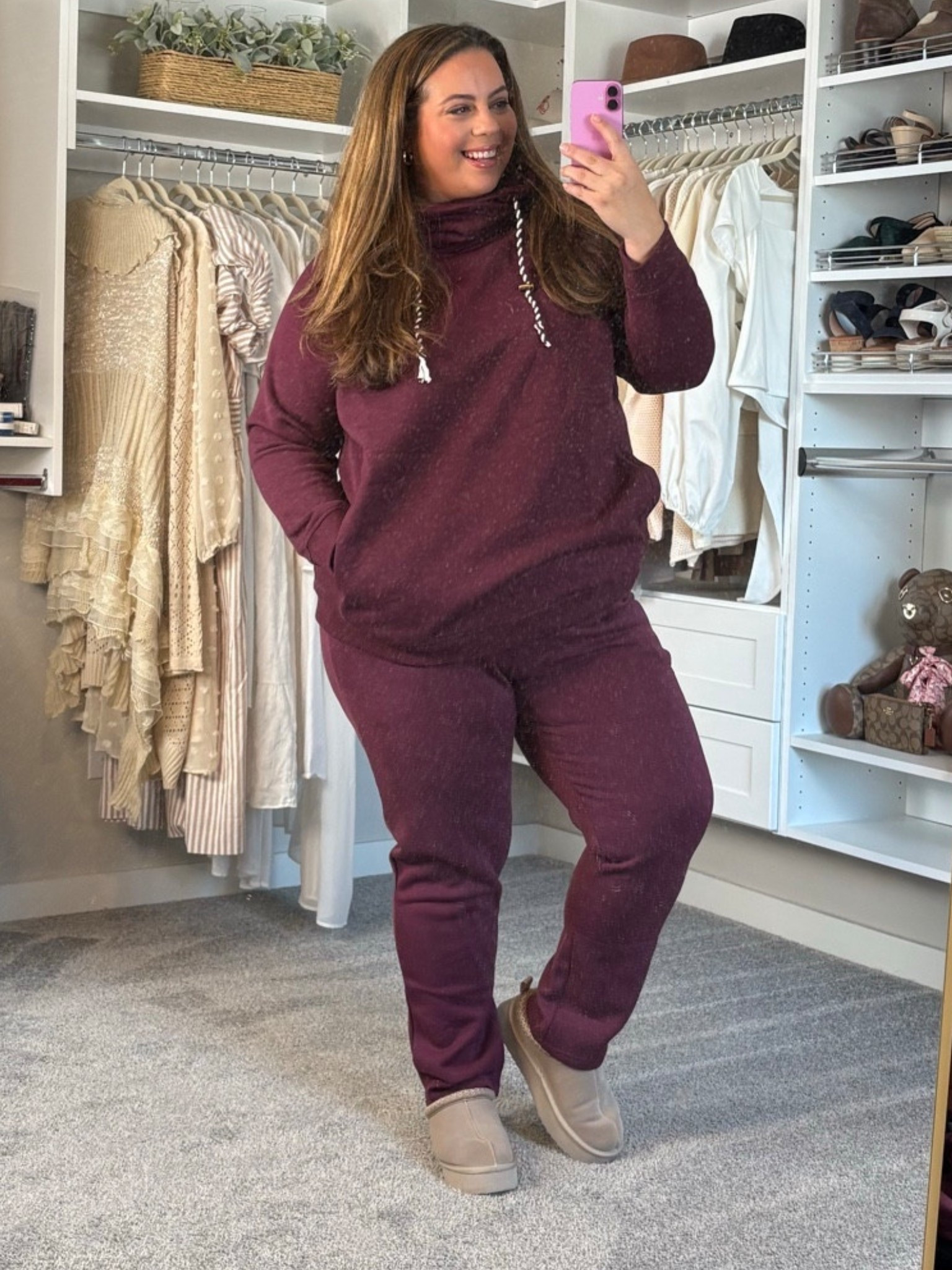 The hottest winter color: deep wine - use code CALLIEULLA for 35% off $29+ 

#LTKSaleAlert #LTKootd #LTKPlusSize