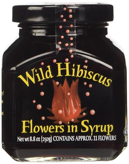 Wild Hibiscus Flowers in Syrup 250g | Amazon (US)