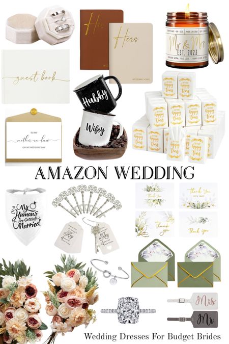 Amazon wedding finds!

Bride to be accessories. Gifts for her. Wedding favors. Wedding gifts. His and her gifts. Wedding florals. Travel ring. 

#LTKparties #LTKfindsunder50 #LTKwedding
