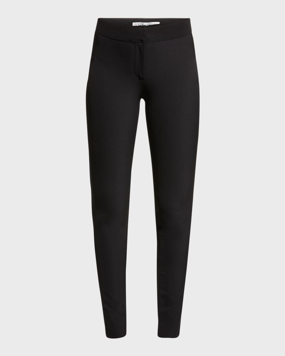 Veronica Beard Scuba-Knit Leggings | Neiman Marcus