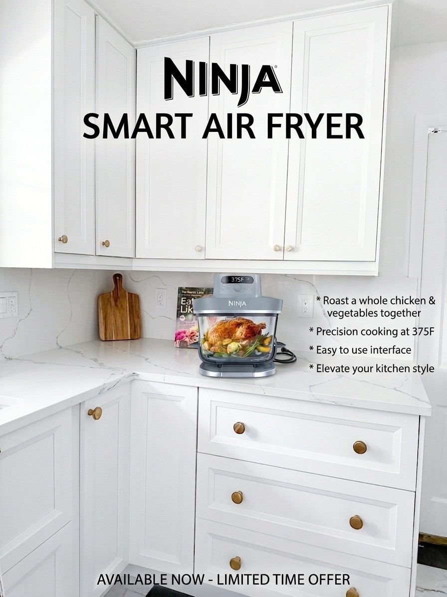 Dinner, but make it effortless 🍗
The Ninja Crispi Pro 6-in-1 has been my go-to for quick, crispy meals without heating up the whole kitchen. I love the glass design so you can actually see everything cooking… it just feels cleaner and more elevated.
Perfect for busy nights, snacks for the kids, or those “what’s for dinner” moments #ninja #ninjashark #airfryer

#LTKfoodie #LTKmomlife #LTKHome