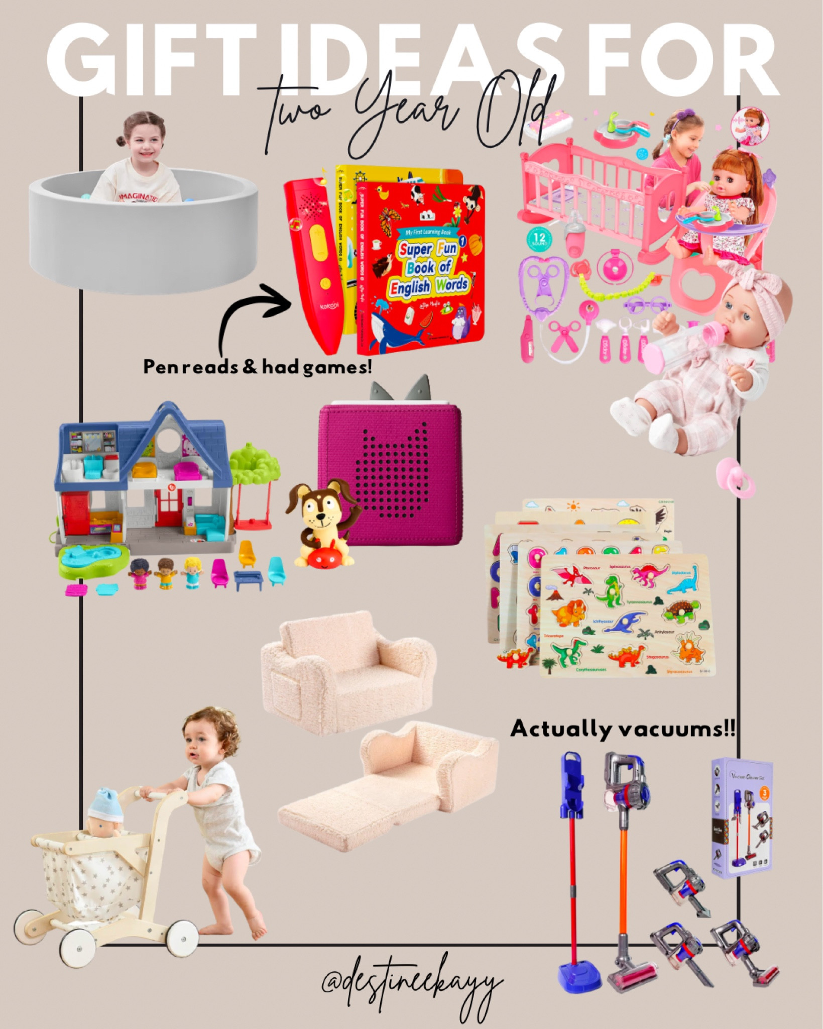 Little people and all the babies make my two year old happy! But here are some of her favs! Two year old toys | gift idea for kids | kids toys | toddler toys 

#LTKBaby #LTKKids #LTKGiftGuide