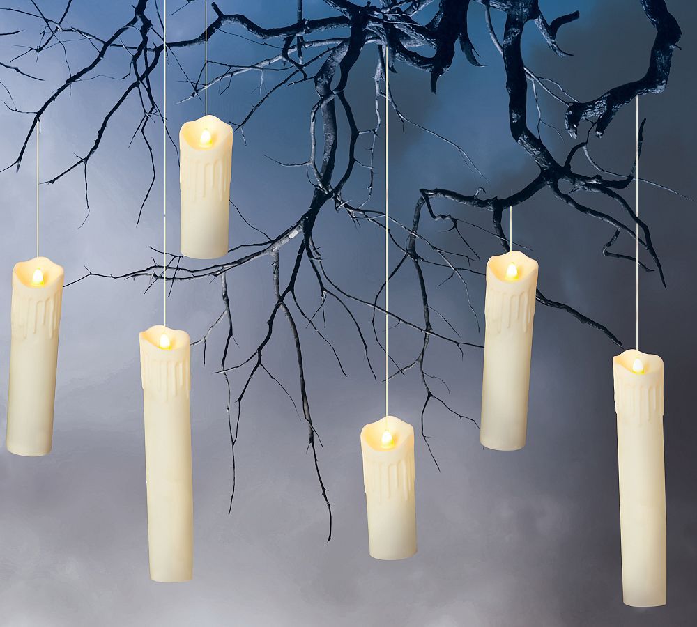 Hanging Floating Candles - Set of 6 | Pottery Barn (US)