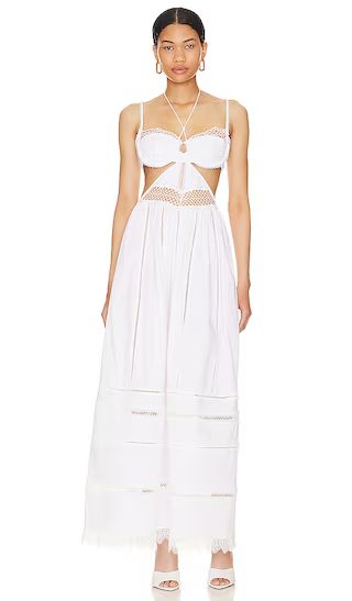 Salima Maxi Dress in White | Revolve Clothing (Global)