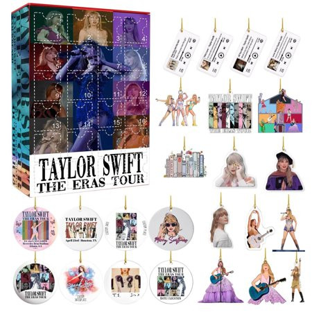 2024 Taylor Christmas Advent Calendar Keychain 24 Days Christmas Advent Calendar Countdown Calendar for Girls Adult Teens Cute Cartoon TS Ornament Keychain Vacation Gifts Idea Music Lover | Walmart (US)