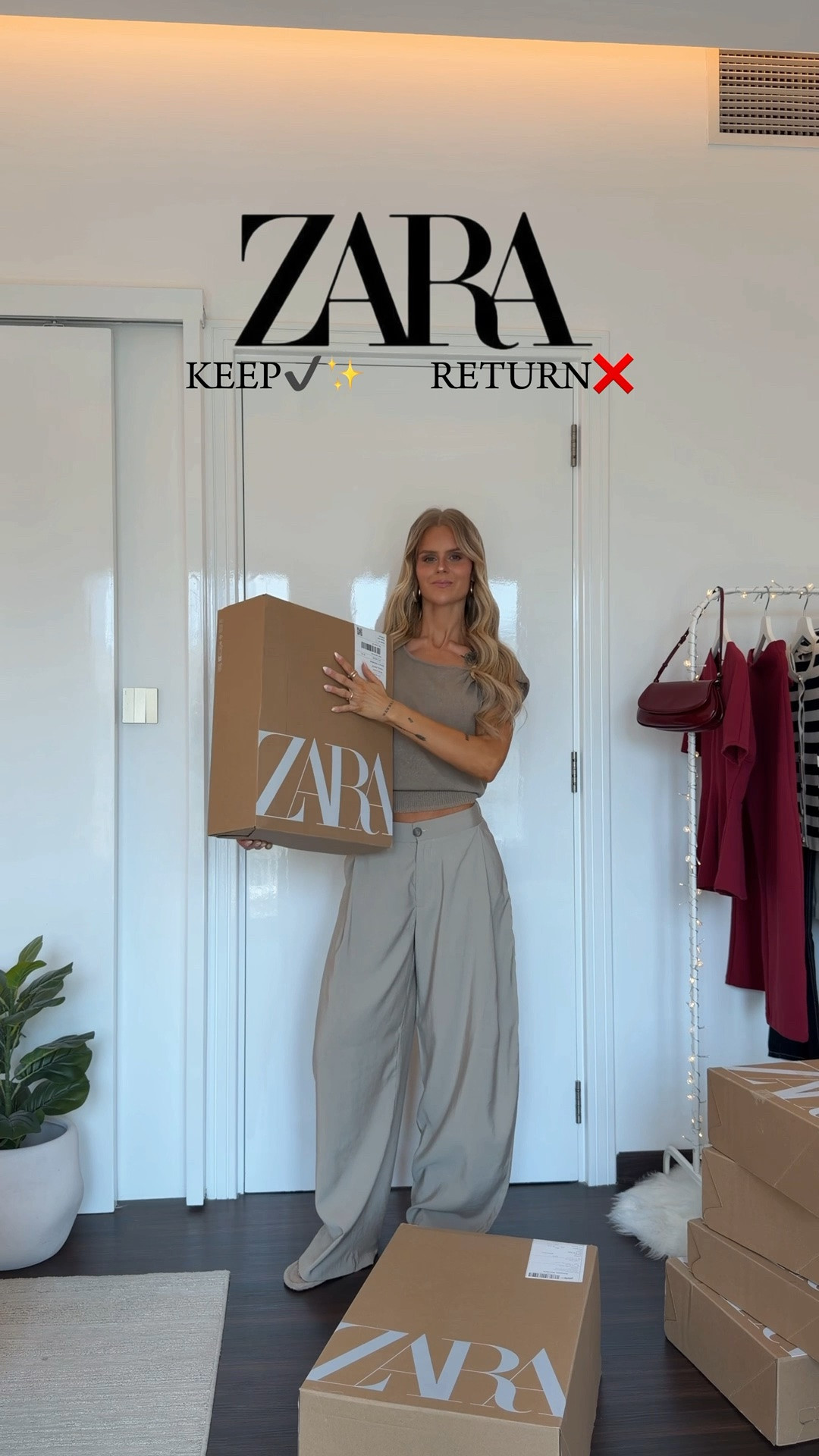 ZARA NEW-IN TRY ON HAUL ✨📦 for early fall 🍃 the first pants is so so good! A must have basic pants!! The red set and brown set also so gorgeous!! And I love all the jeans!!👖
My sizes: 
- In jeans and pants I always order size EU34 / size XS
- for tops & shirts: I always wear size S 
- shoes from zara are always true to size✔️

#zara #zarahaul

#LTKFashionMonth #LTKautumn #LTKstyletip