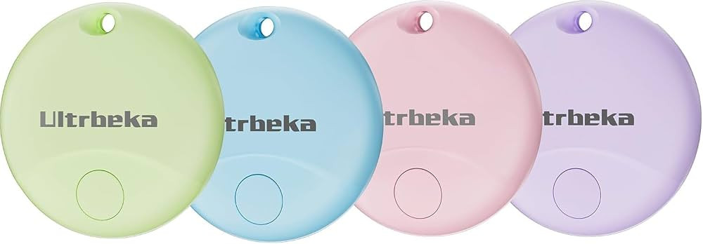 Ultrbeka Air Tracker Tag 4 Pack, Bluetooth Tracker Item Finder for iPhone, MFi Certified, Works w... | Amazon (UK)