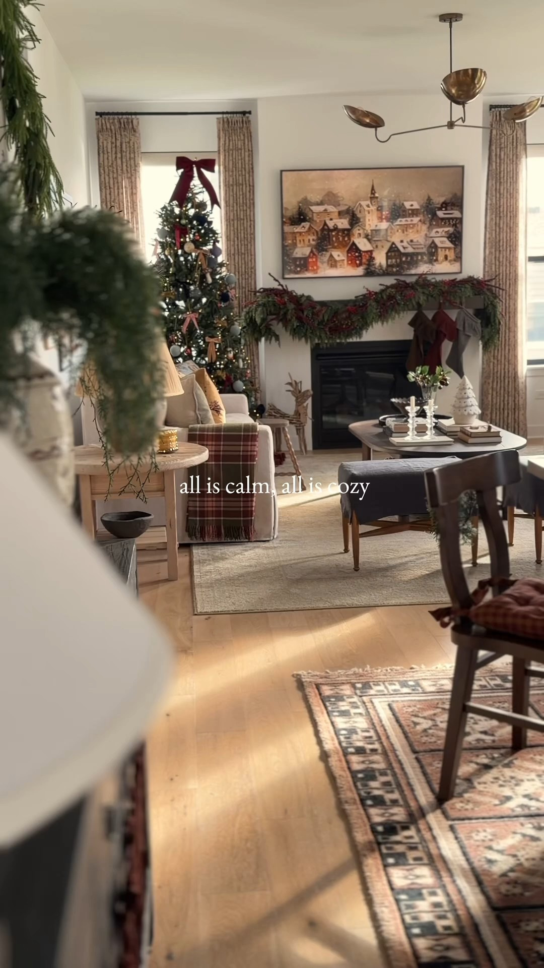 Christmas in our living area 🌲 