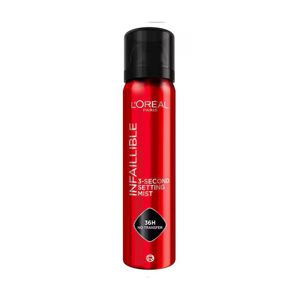 L'Oréal Paris Infallible 3-Second Makeup Setting Spray Mist 75ml | Superdrug