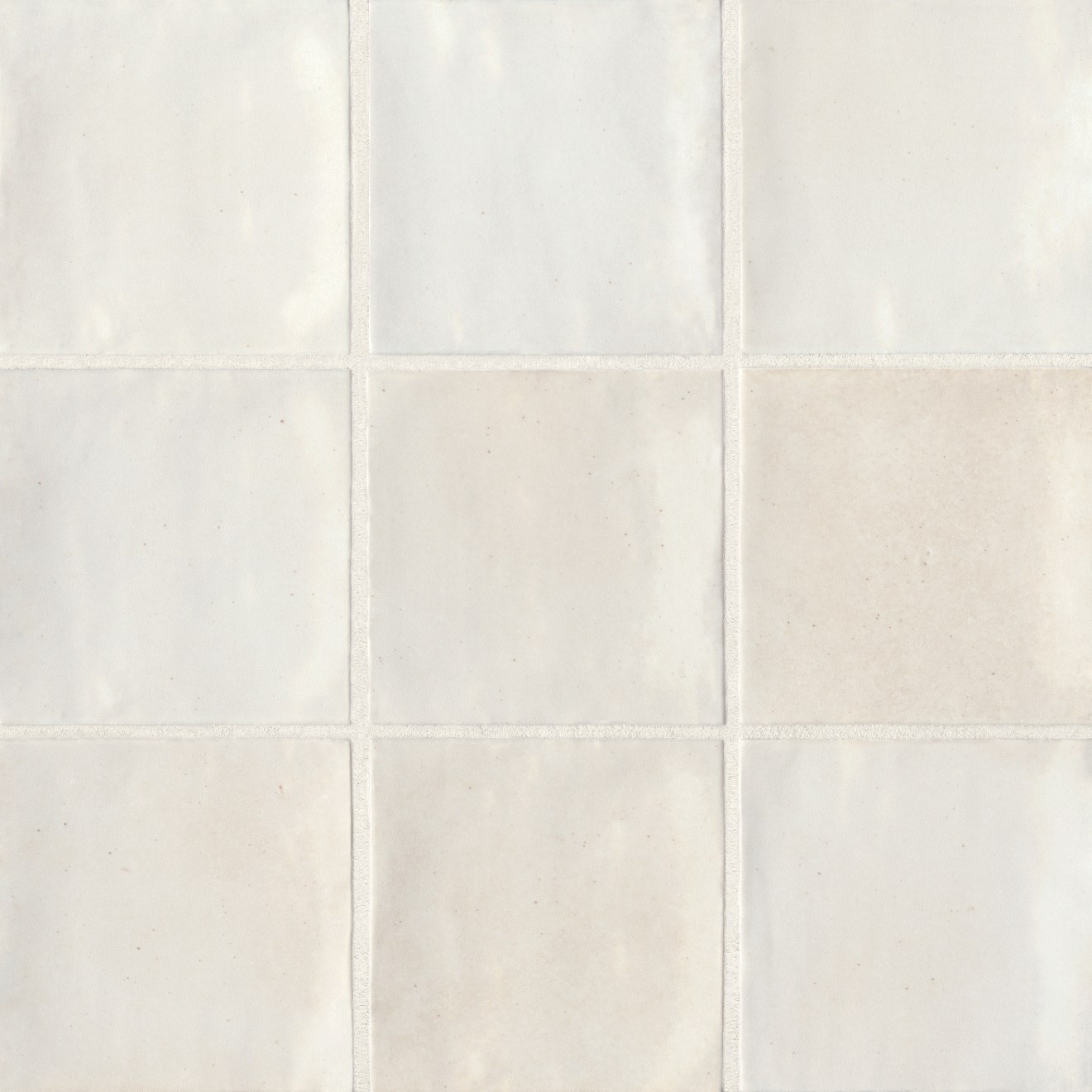 Celine 4" x 4" Glossy Porcelain Floor & Wall Tile in White | Bedrosians Tile & Stone