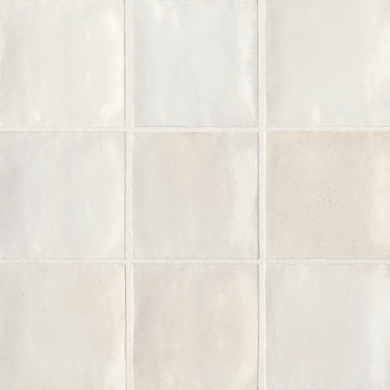 Celine 4" x 4" Glossy Porcelain Floor & Wall Tile in White | Bedrosians Tile & Stone