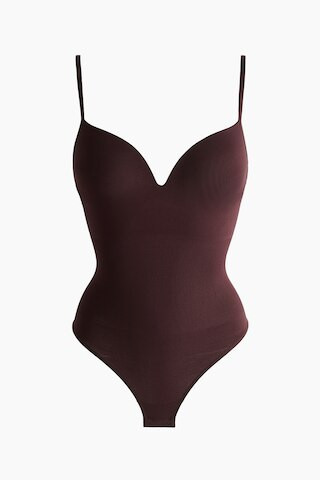 H & M - Seamless Light Shape Push-up thong body - Red | H&M (UK, MY, IN, SG, PH, TW, HK)