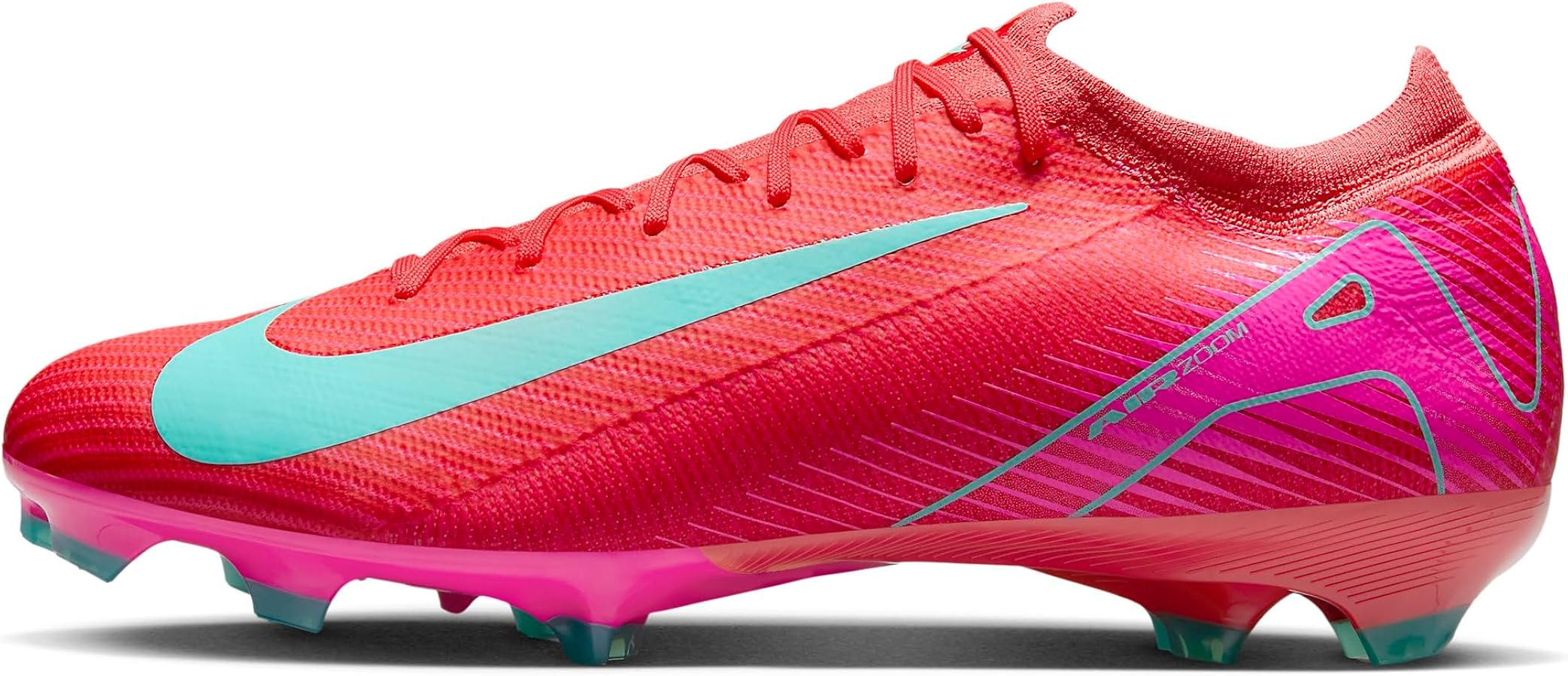 Nike Mercurial Vapor 16 Pro FG Low-Top Soccer Cleats (FQ8685-800, Ember Glow/Aurora Green) | Amazon (US)