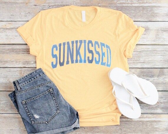 Sunkissed shirt | Summer shirt | Vacation shirt | Sunkissed summer shirt | comfort colors shirt |... | Etsy (US)