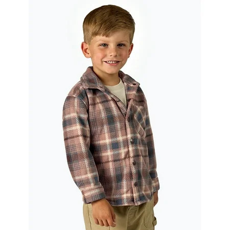 Modern Moments by Gerber Toddler Boy Microfleece Shacket, Sizes 12M-5T | Walmart (US)