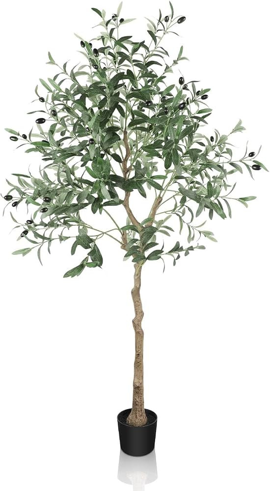 YOLEO Kunstpflanze Olivenbaum 150cm Kunstbaum Künstliche Pflanzen echt aussehend für Innenraum ... | Amazon (DE)