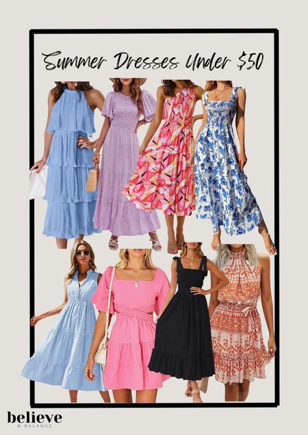 These summer dresses are ready for a barbecue or a baby shower or just a simple date night. These dresses are all under $50 and so cute for all of your summer outfits.

#LTKSeasonal #LTKFind #LTKstyletip