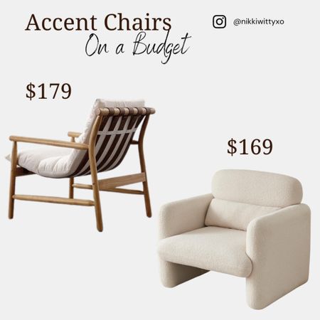 Check out these stunning modern accent chairs! The price is 🤯  Such great options for your living room or primary bedroom. And they won’t break the bank! 🤍

Amazon home / Amazon / modern living room / accent chair 

#LTKhome #LTKstyletip #LTKSeasonal