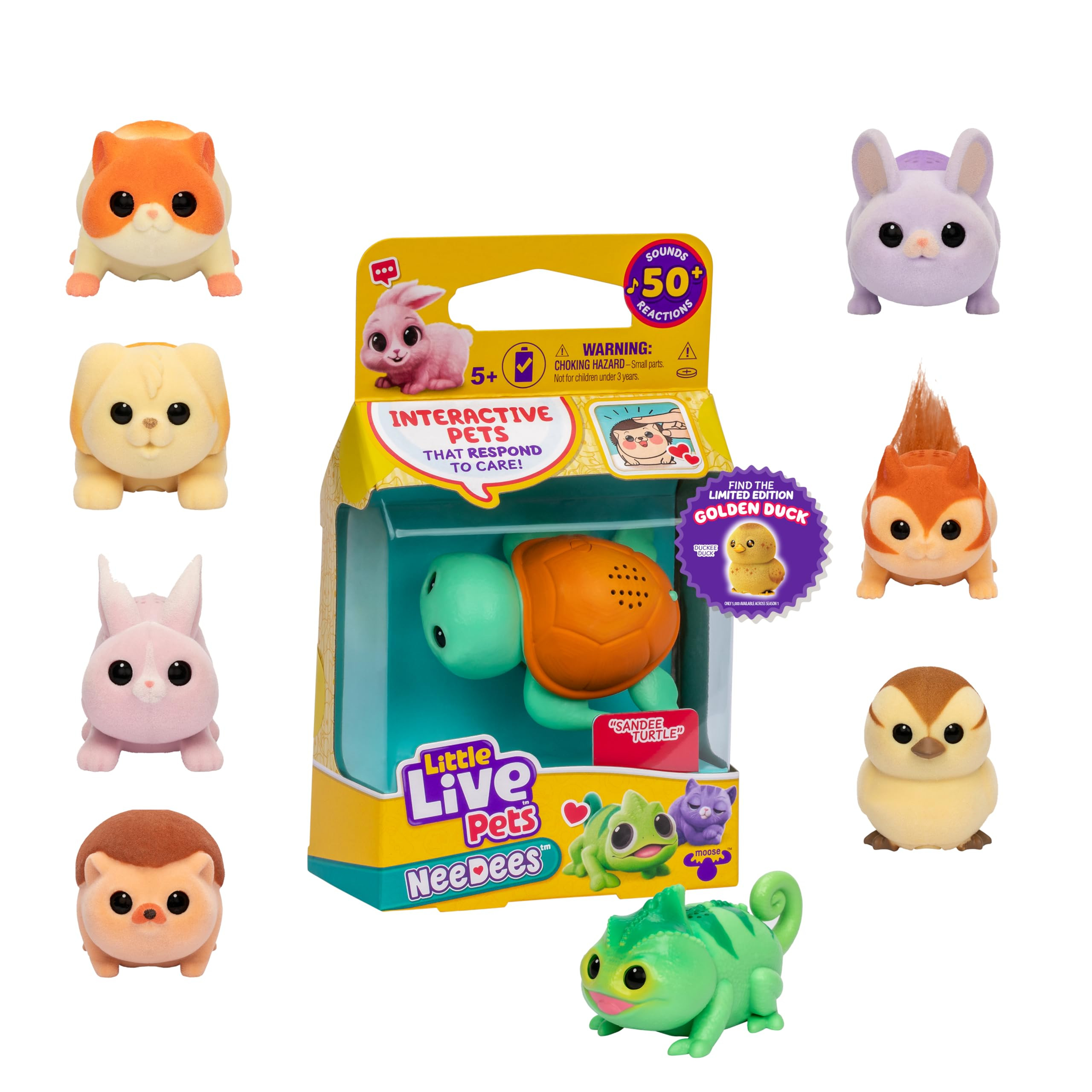 Little Live Pets Needees Electronic Toys, Interactive Wearable Toy Pets with 50+ Sounds and Score... | Amazon (US)