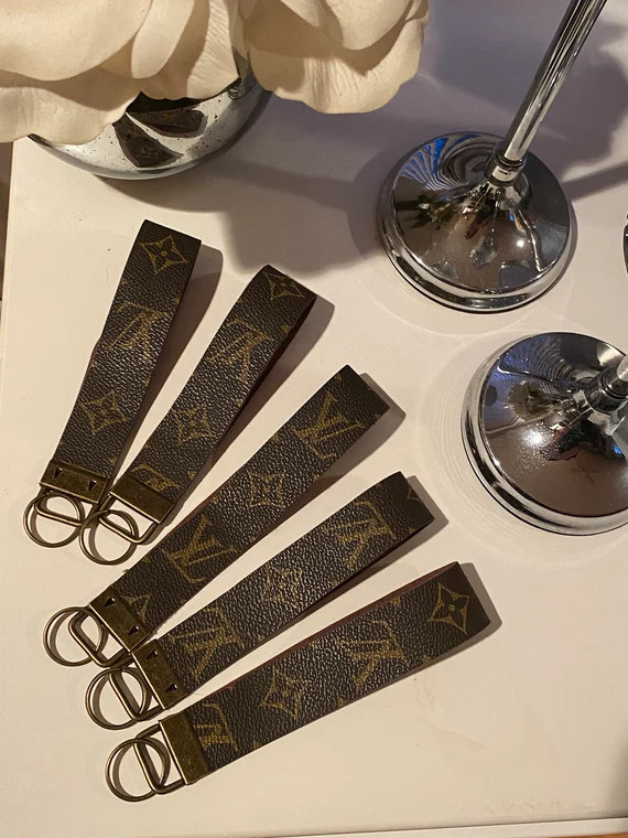 Louis Vuitton inspired signature keychain | Etsy (US)