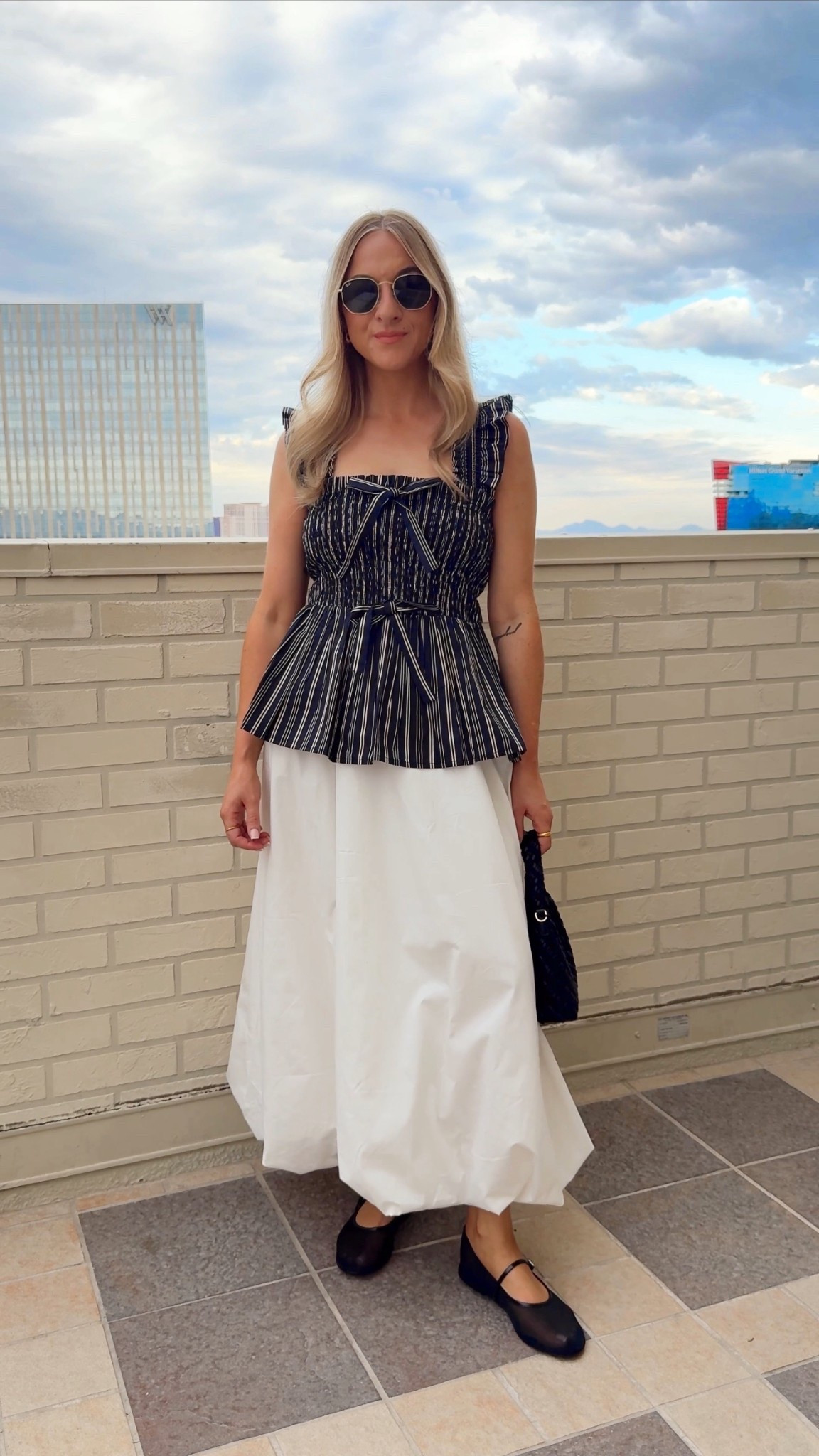 End of summer separates from @frasers 
The white cotton skirt & the mesh ballerina flats are now discounted in their sale! AD 

#LTKsale #LTKtravel #LTKsummer