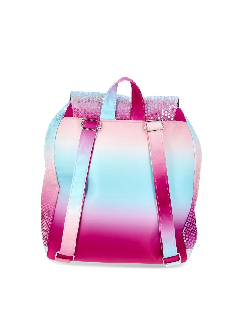 Justice Girls Sequin Rucksack Backpack, Ombré - Walmart.com | Walmart (US)
