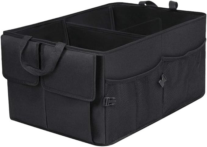 JiatuA Car Trunk Organizer, Trunk Organizer for SUV, 8 Pocket Backseat Trunk Organizer, Waterproo... | Amazon (US)