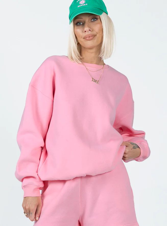 Bahamas Sweatshirt Pink | Princess Polly US
