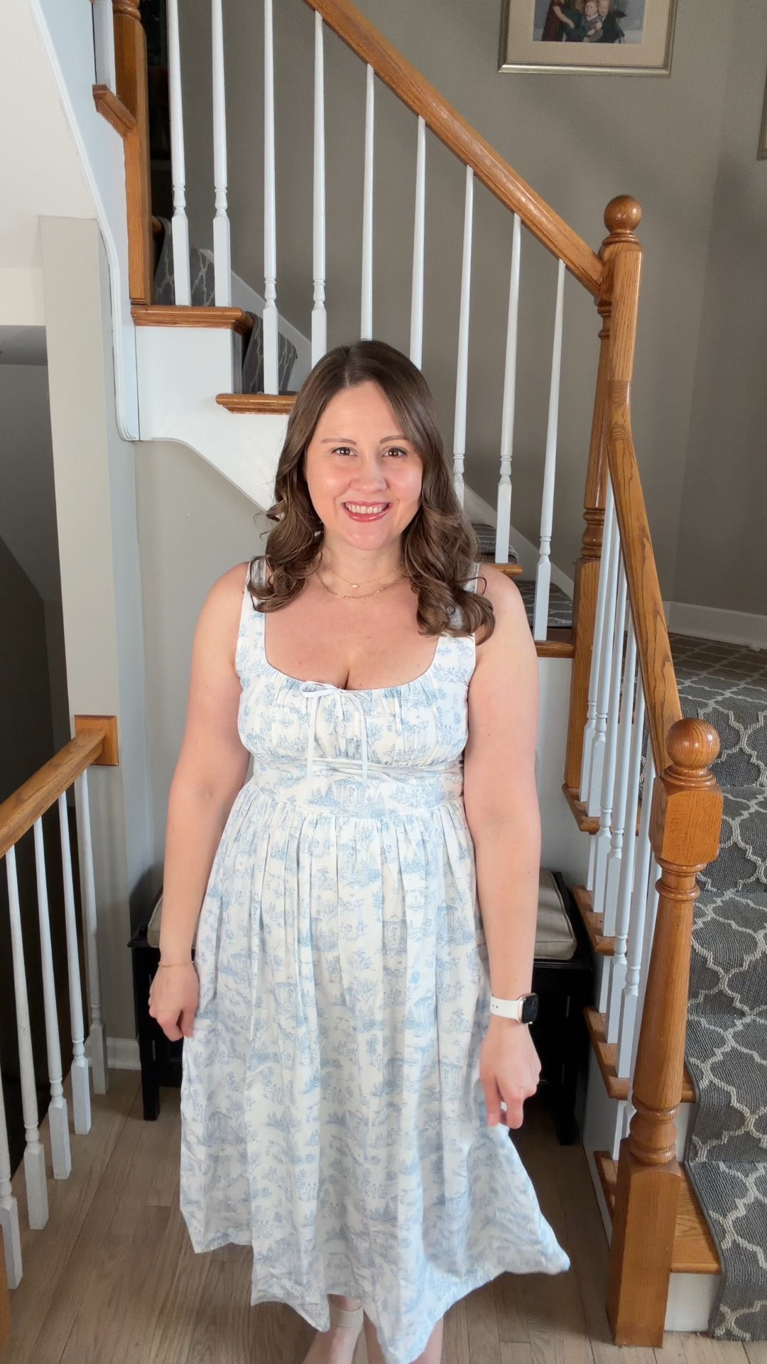 Another Bridgerton-inspired spring dress under $30 and it’s just as dreamy. 

The soft blue print, flowy fit, and delicate details make it perfect for brunch, or a sunny day out. Easy, feminine, and so pretty for the new season.


#ltkit #ltkunder50 #springdress #bridgertonstyle #femininefashion #affordablefashion #springoutfit #targetstyle #budgetfashion #ltkfinds #everydaystyle #momstyle #casualchic #springlook #ltkstyle

#LTKootd #LTKvlog #LTKSeasonal