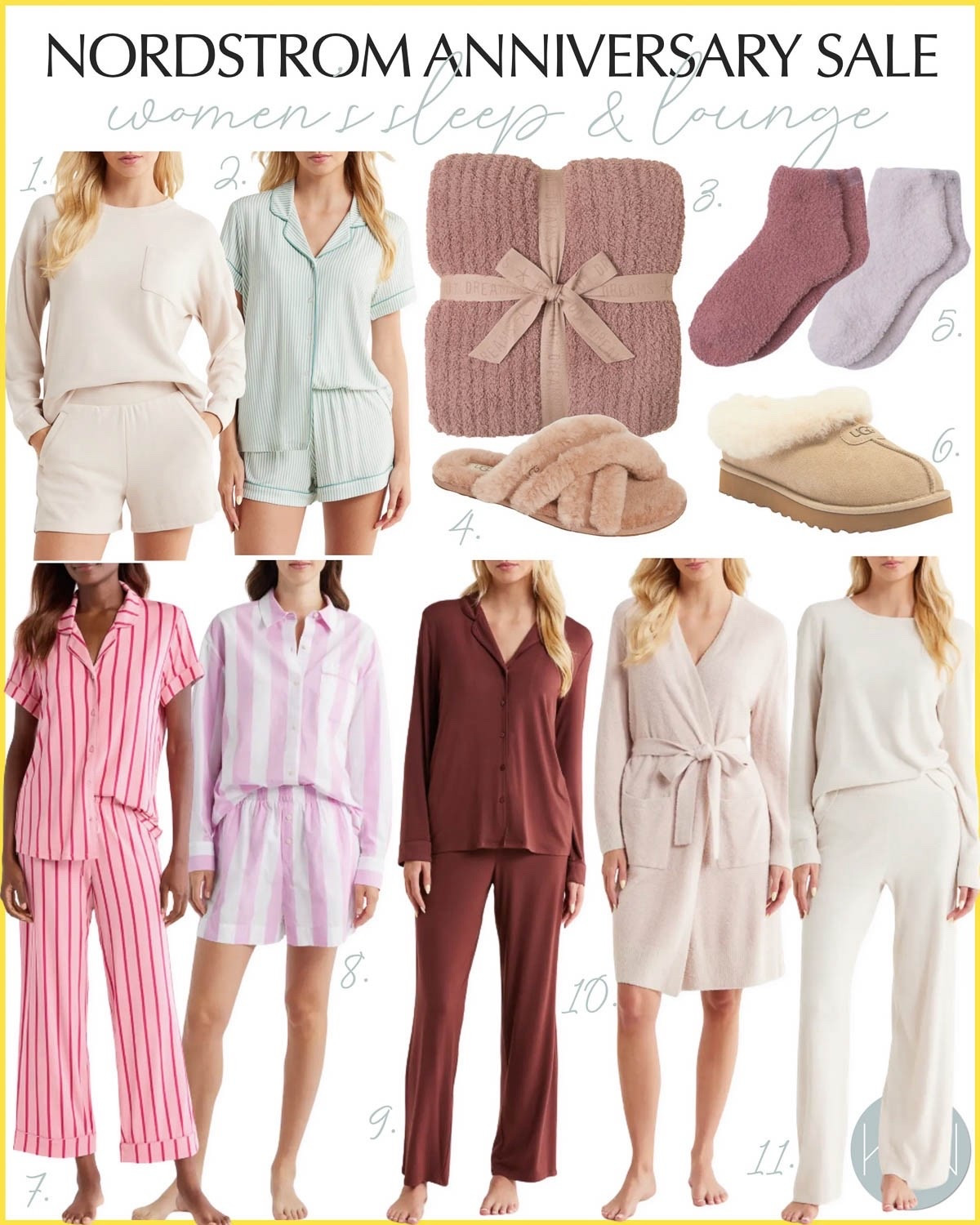The Nordstrom Anniversary Sale is a great time to shop for gifts for her and for yourself. I love this selection of cozy women’s sleep and lounge wear, from pajamas to robes to slippers and more. barefoot dreams cozychic gift idea shirt pajamas Ugg slippers throw blanket Nordstrom finds

#LTKBeauty #LTKStyleTip #LTKSaleAlert