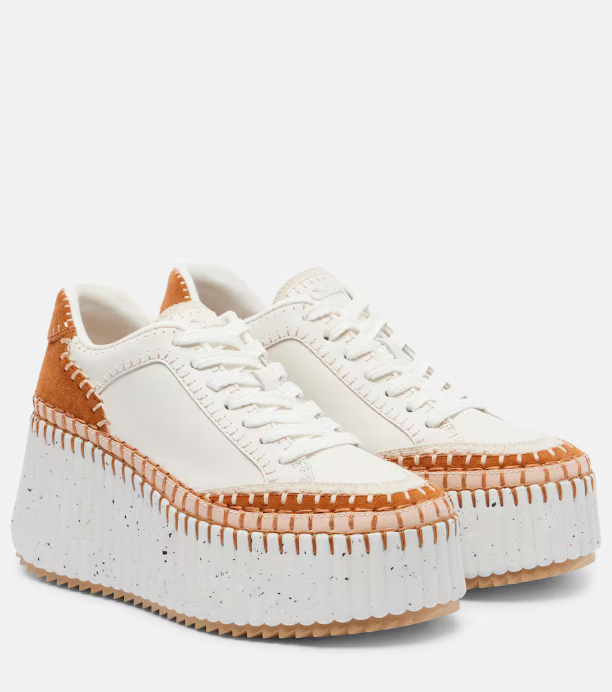 ChloÃ© Leather platform sneakers | Mytheresa (US/CA)