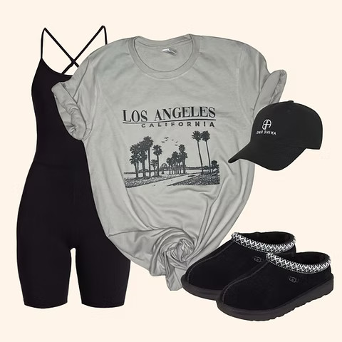 LA T-shirt (Vintage Feel) | Sassy Queen