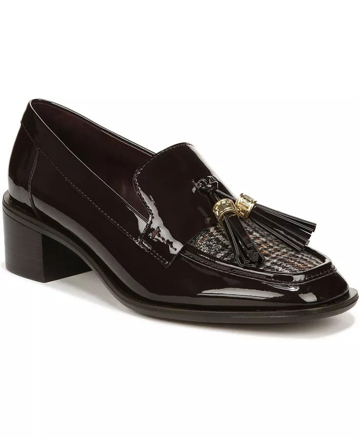 Donna Block Heel Loafers | Macy's