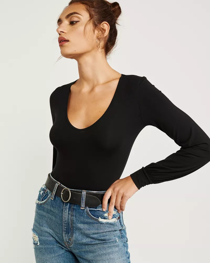 Long-Sleeve Bodysuit | Abercrombie & Fitch US & UK