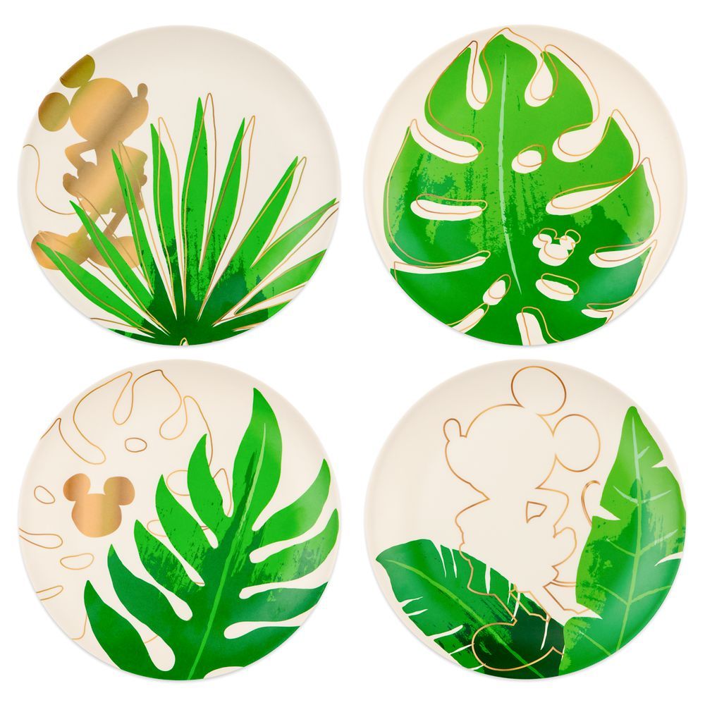 Mickey Mouse Tropical Plate Set | Disney Store