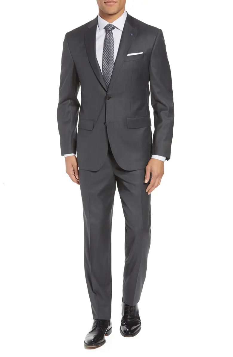 Jay Trim Fit Solid Wool Suit | Nordstrom