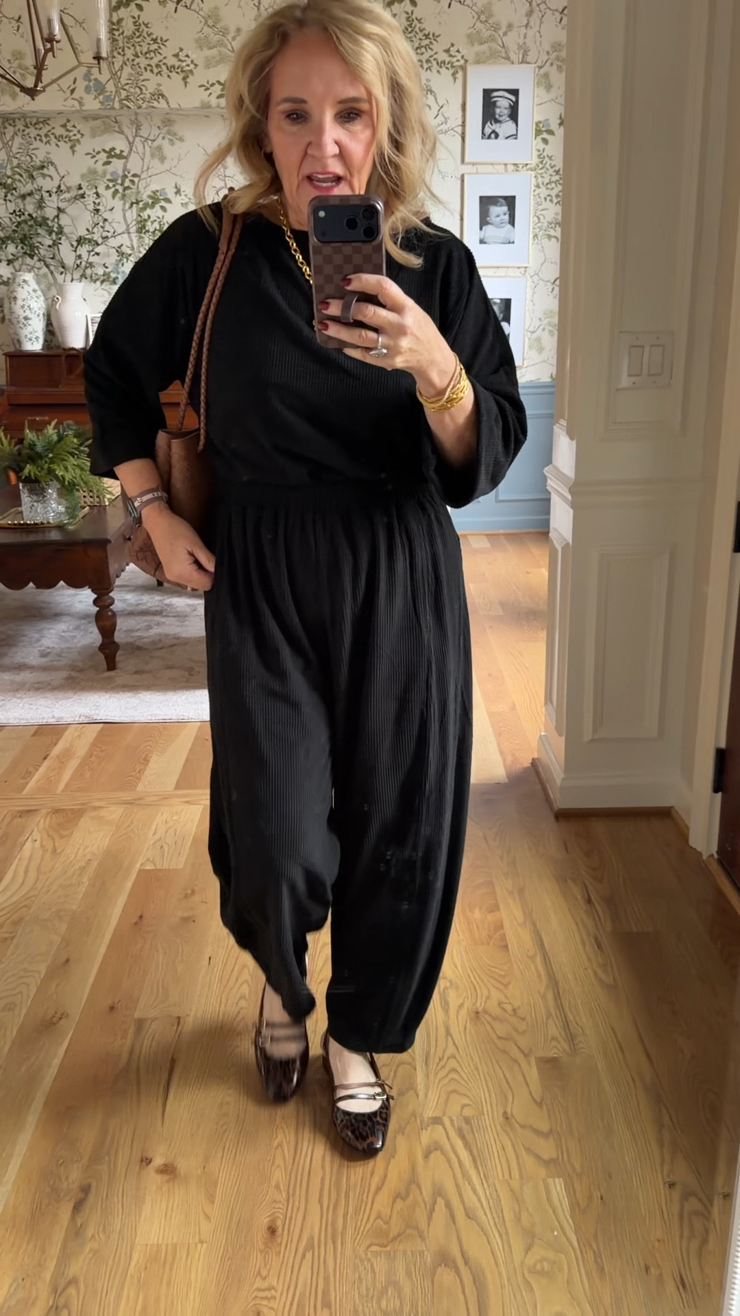 ribbed knit barrel pants.l and matching top. Wear as loungewear or elevated! 
Linking similar leopard shoes 

Check out all of my Nordstrom rack, links for gifting and your winter closet

#LTKGiftGuide #LTKOver40 #LTKSeasonal #LTKFindsUnder50