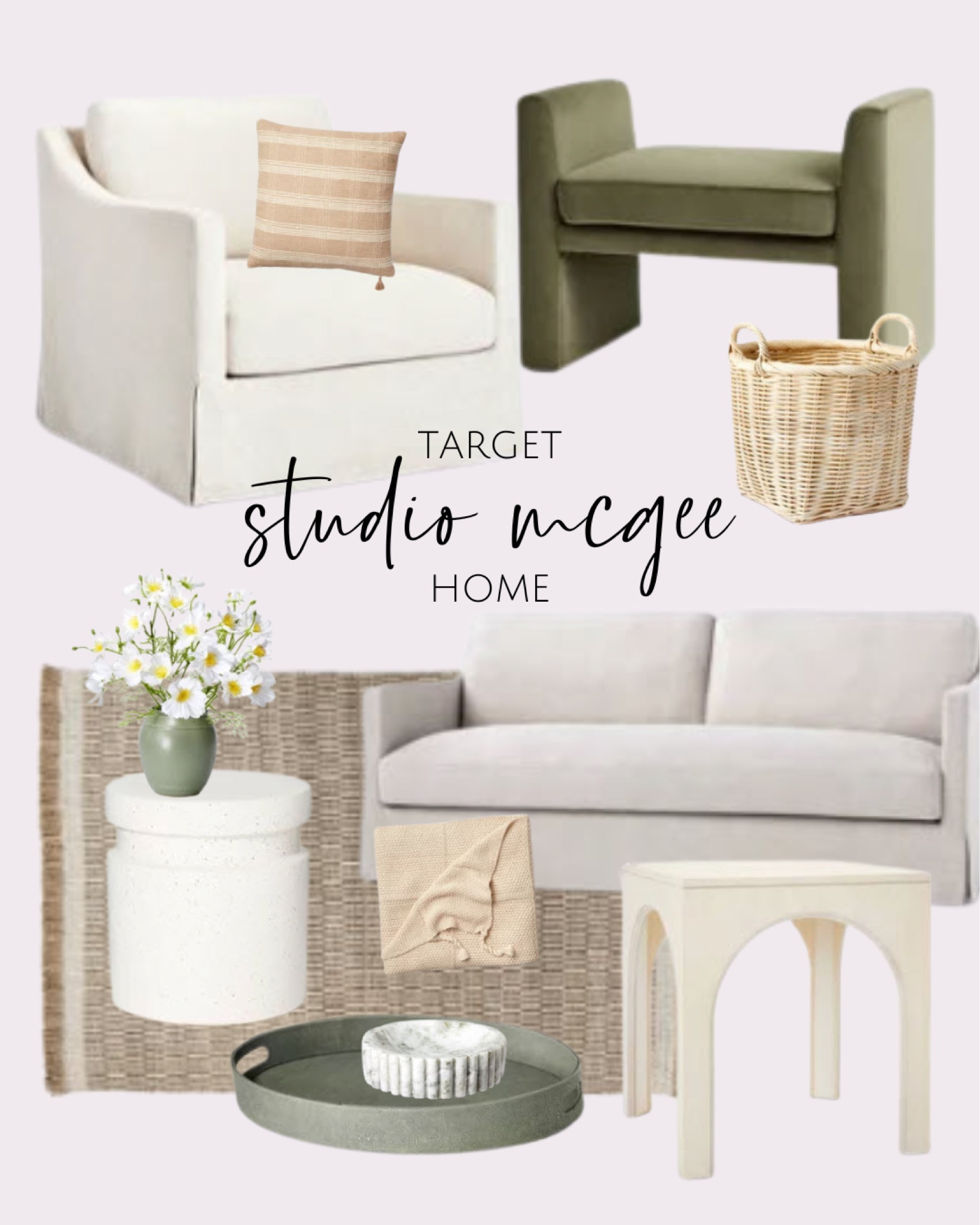 New Studio Mcgee at Target #target #targethome #targetdecor #studiomcgee #livingroom #entryway #rattan #springdecor #boucle #ottoman #couch #coffeetable #throwpillows #neutralhomedecor

#LTKunder100 #LTKhome #LTKunder50