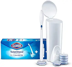 Original Clorox Cleaning System, ToiletWand, Storage Caddy, 6 Refill Heads (Package May Vary) | Amazon (US)