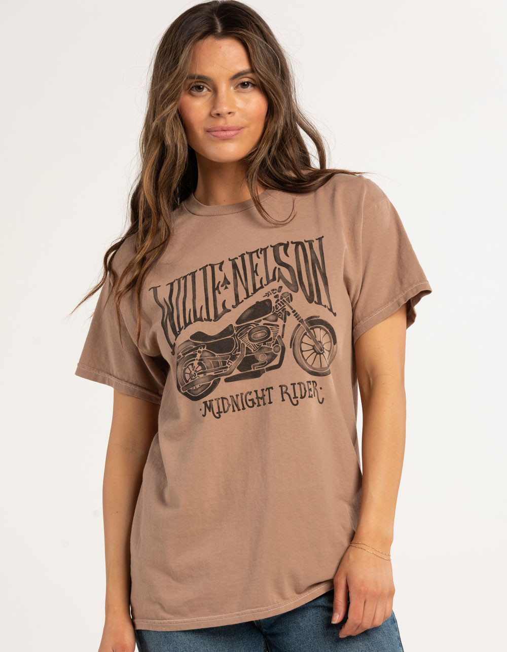 BRAVADO Willie Nelson Motorcycle Womens Tee | Tillys
