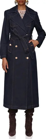 Avec Les Filles Belted Utility Denim Trench Coat | Nordstromrack | Nordstrom Rack