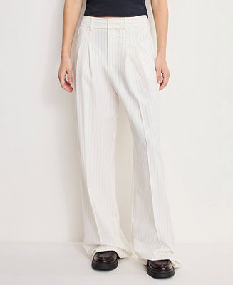 Good American Women's Essential Suiting Trousers - Macy's | Macy's