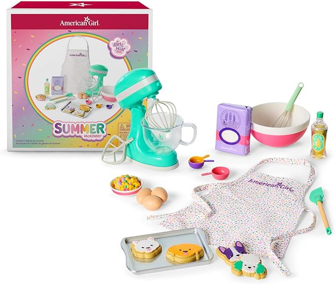 American Girl, Summer McKinny Girl of The Year 2025 Baking Accessories for 18-inch Dolls with Bak... | Amazon (US)