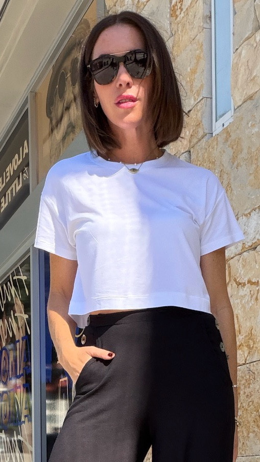 Cropped t-shirt perfection 👌🏻
Stretchy closet essentials! 


#LTKStyleTip #LTKFindsUnder50 #LTKWorkwear